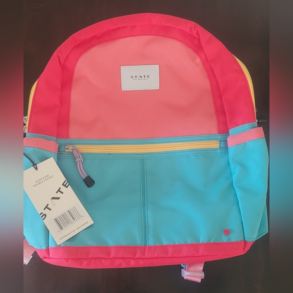 STATE BAGS Double Pocket kane backpack